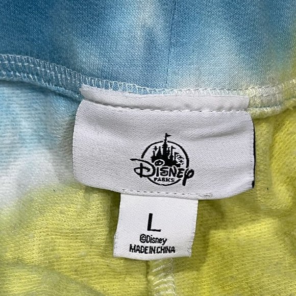 Disney Parks Rainbow Tie Dye Short Mickey Shorts Women Large - Picture 9 of 16